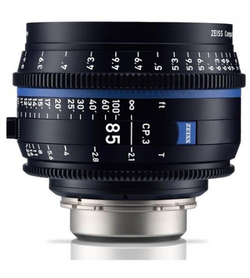 Carl Zeiss CP.3 85mm T2.1 Compact Prime Lens (Canon EF Mount, Meters)